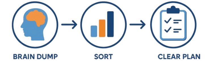 Process diagram for business efficiency systems