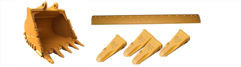 Refacciones OEM de herramientas de corte resistentes y de alto rendimiento. Contamos con cucharones,