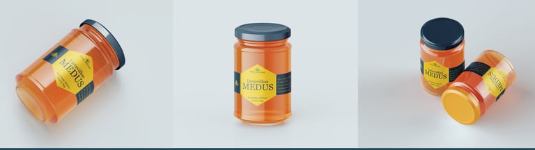 visual brand guidelines for a lithuanian beekeeper