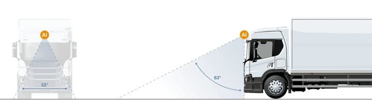 Kameros tvirtinimas priekyje