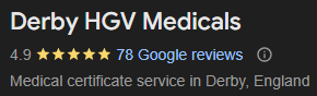 Derby HGV Medicals Link