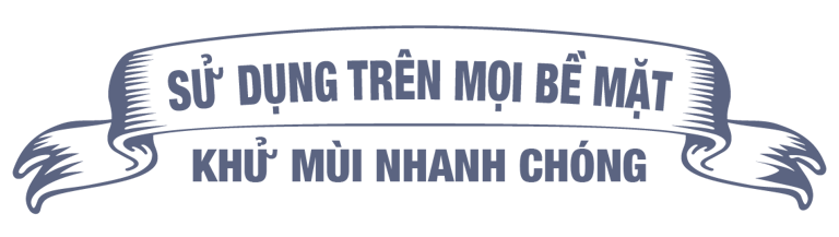 Có thể xịt khử mùi trên mội bề mặt 