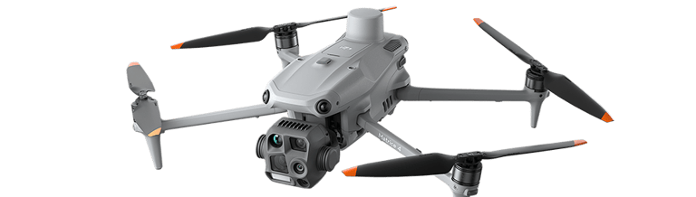 Dronas su termovizoriumi