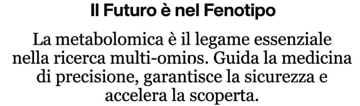 Il Futuro è nel Fenotipo