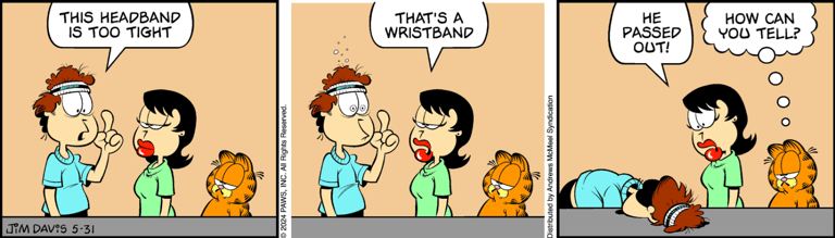 Garfield Comic Strip - Liz Exists!