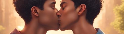 Two Boys Kissing