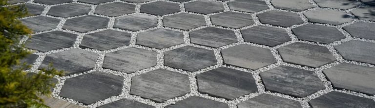 Heksagon modernios eko plytelės