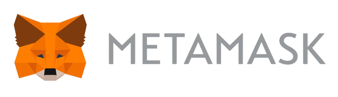 a fox mask with the words metamask on it