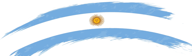 Flag-of-argentina-in-rounded-grunge-brush-stroke