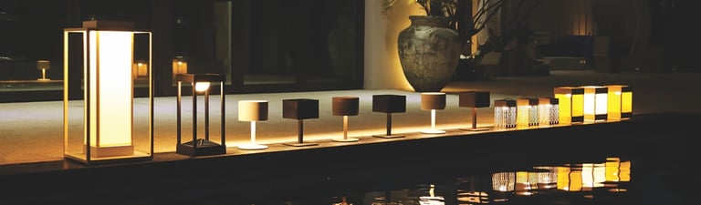 pool side lights