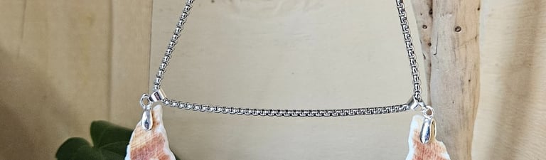 Collier en coquille St Jacques