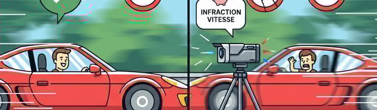 infractions liées à la vitesse