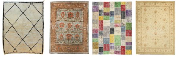 Handmade rugs - Berber Rugs - Arts and crafts rugs - Patchwork rugs - Ziegler rugs