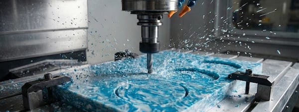 Découpe CNC d'une médaille recyclée