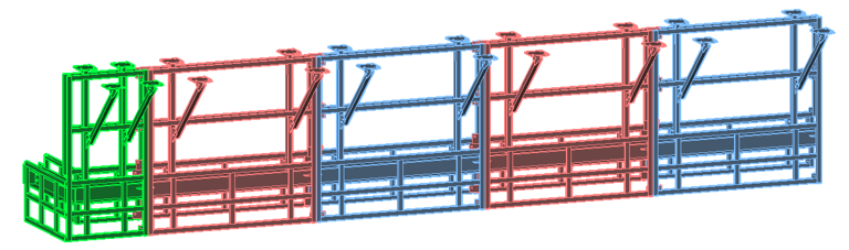 Modüler Sistem Payandalı PAKS Taşıyıcıları