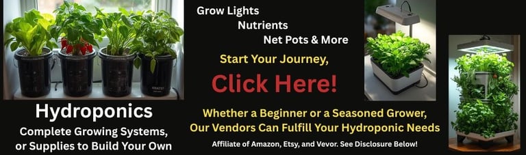 Image link to hydroponic equipment and supplies vendors