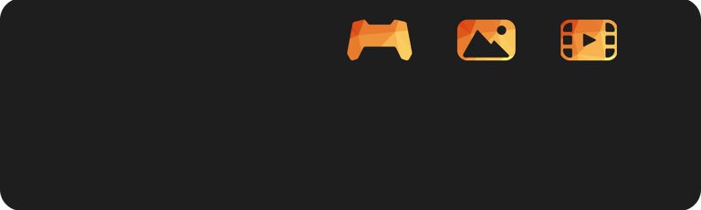 Landing Page Element mit Hervorhebung weiterer Services durch Icons