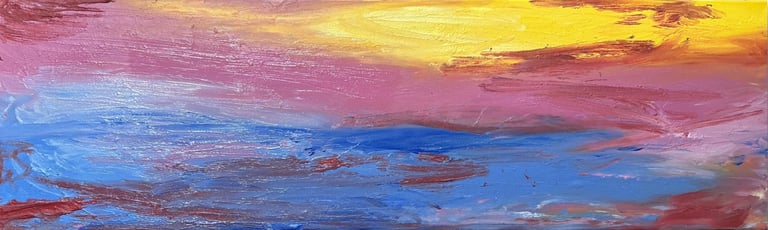 dipinto arte astratta contemporanea Judy Mazzotti ocean n25