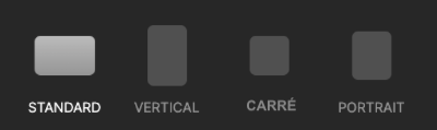 Type de formats video schema