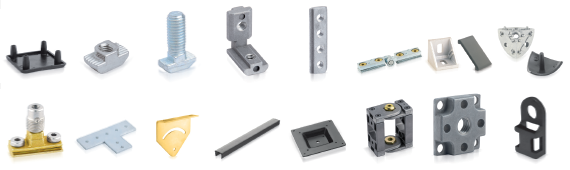 Darshana make Aluminium Extrusion accessories