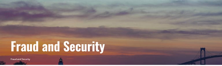 A generic picture titled fraud and security