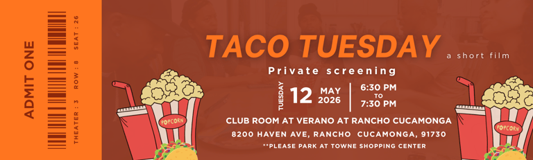 Tuesday, May 12th from 6:30p-7:30p at Verano at Rancho Cucamonga Club Room, 8200 Haven Ave in Rancho