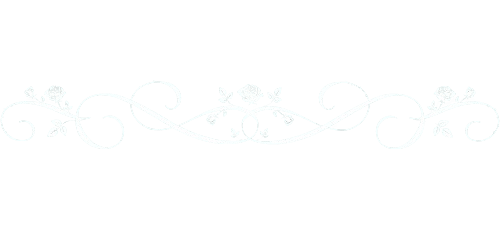 Elément décoratif - séparateur avec des roses entrelacées - Carine Henry.