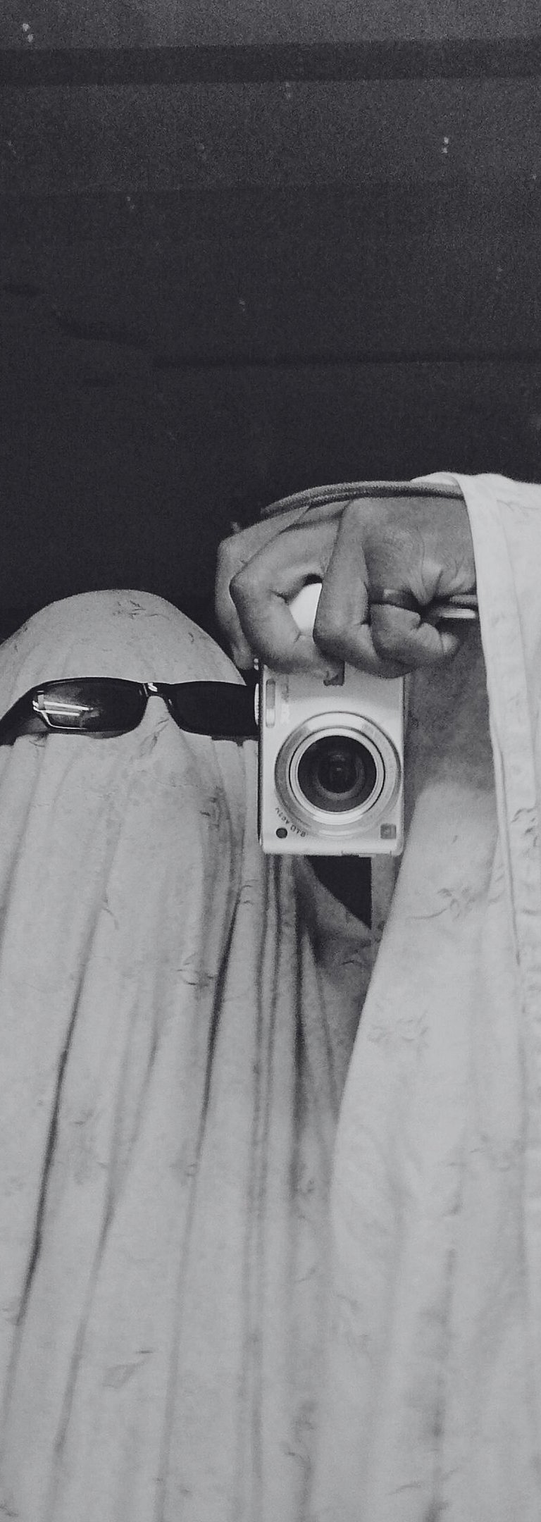 image of someone dressed as a ghost/ghoster