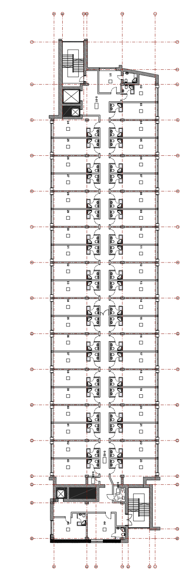 Loftų projekto Žirmūnų gatvėje Vilniuje išplanavimas