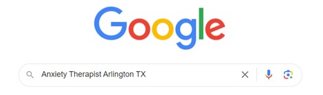 Picture of a Google query