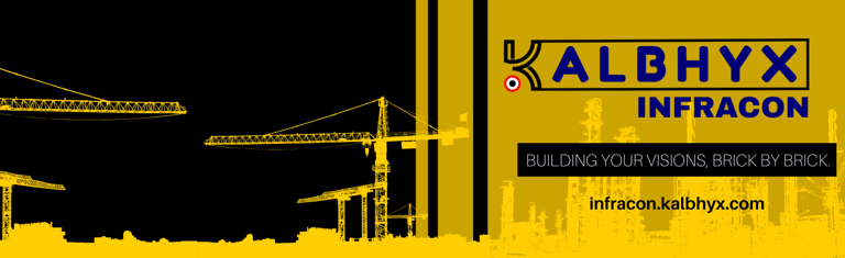 a construction crane in front of a building by Kalbhyx Infracon