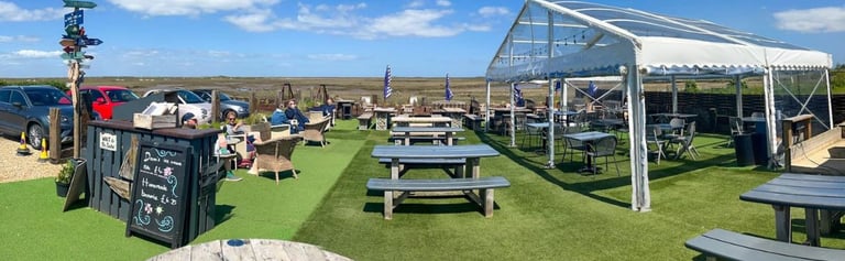 White Horse marsh bar , Brancaster Staithe