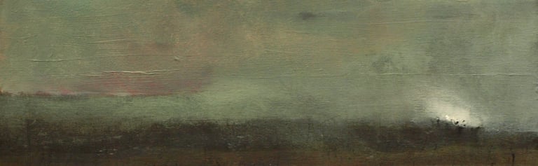 Jaï - Acrylique sur toile "Fleurs du silence" 65x50cm VENDU - Collection "Les grands Espaces " 2025