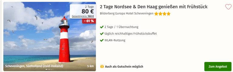 Kurz-mal-weg Deal Citytrip Den Haag