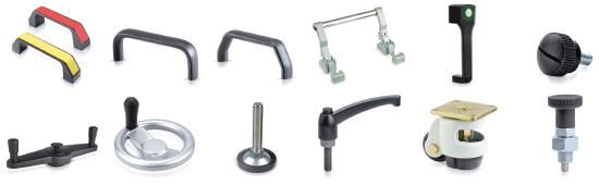 Darshana make Handles, Darshana Knobs, Darshana make Handwheels and Levelling Bases in Bangalore