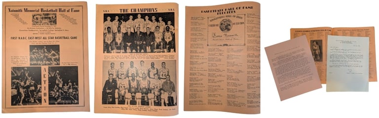 First Basketball Hall of Fame Doners Inductees Naismith Newsletter