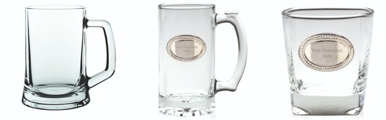 Glasses for engraving