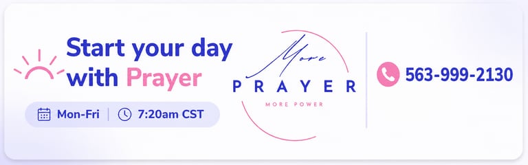More Prayer, More Power Advertisement