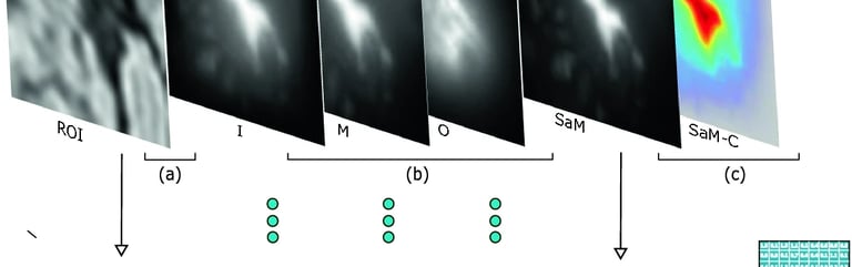 Feature extraction from saliency map