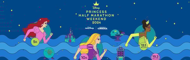 2024 runDisney Princess Half Marathon Weekend Course Maps