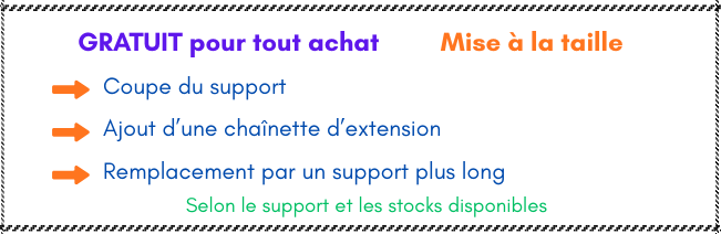 Les Couleurs de Lo Bijoux Mise à la taille gratuite