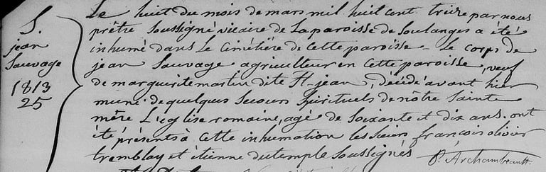 Death of Jans Sauvage