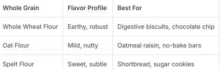 using whole grains