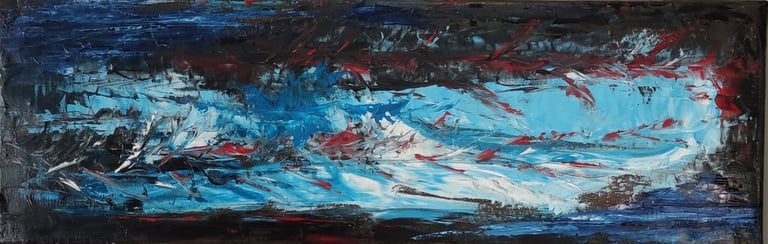 Sea cave, 2016 oil on canvas ©Trybel Art Studio