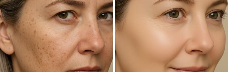 Peeling, anti manchas, piel rejuvenecida, imperfecciones