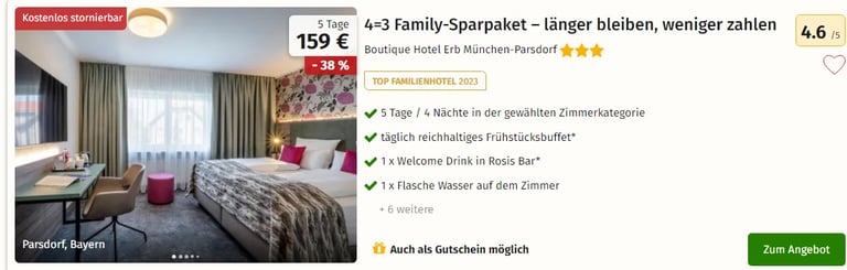 Kurz-mal-Weg Deal: Citytrip München für Familien