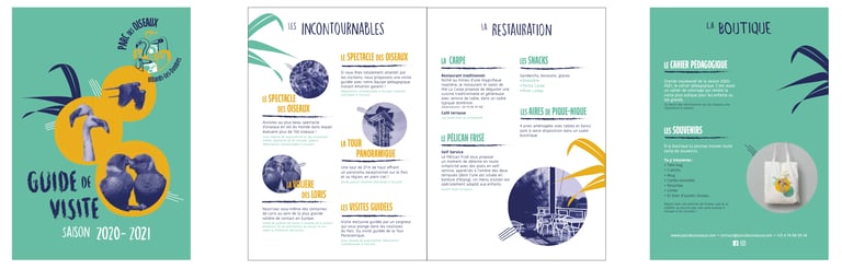 Design Graphique - Dépliant pli croisé - Format fermé A5