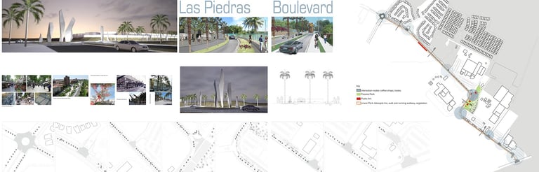 Boulevard Las Piedras, Puerto Rico, Taino, Urban Sculpture