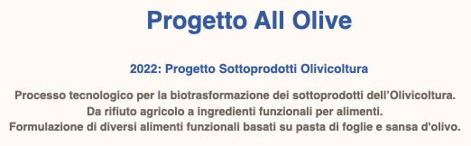 Progetto ALL OLIVE