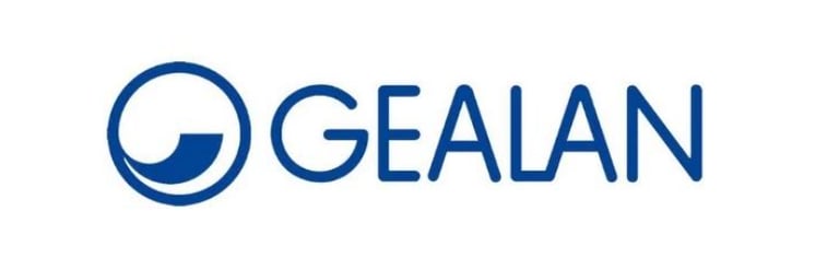 a logo for the company gealan